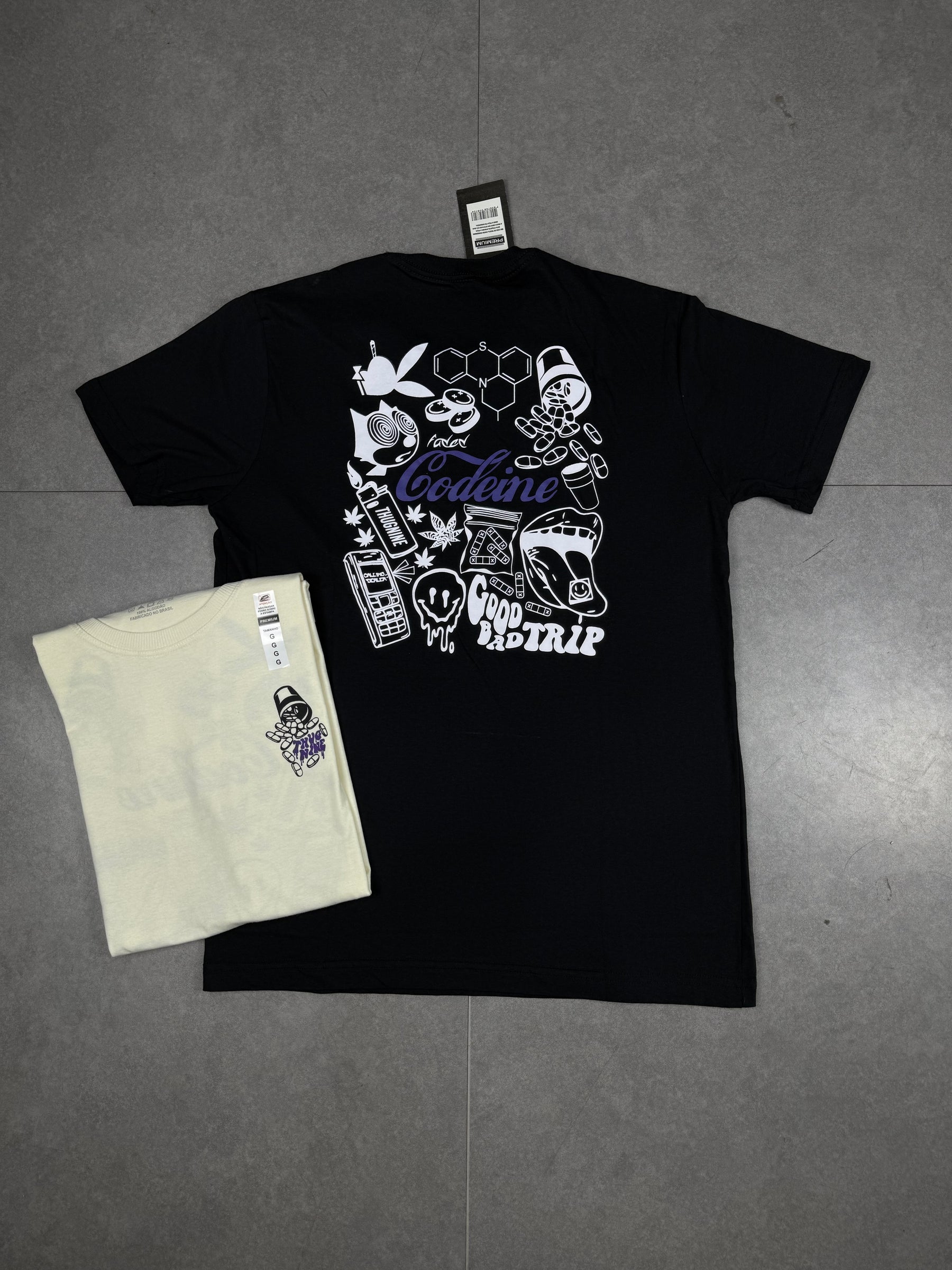 CAMISETA THUG NINE CODEINE