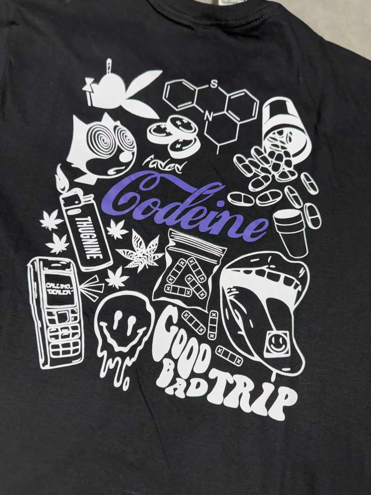 CAMISETA THUG NINE CODEINE